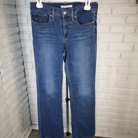 Levi's 315 Ladies Size W28 / L32 Medium Wash Shaping Bootcut Jeans - Picture 1 of 16